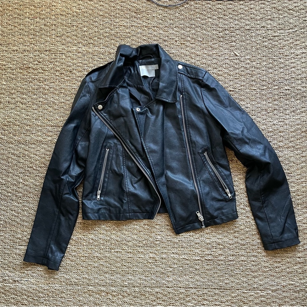ASOS moto leather jacket